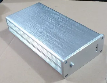 Argint mini 1105 din aluminiu amplificator șasiu/Tube amp amplificator/DAC Decodor caz/AMP Cabina de caz/DIY cutie (116*50*229mm)