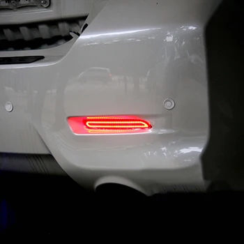 AUMOHALL 1Pair 12V 5W Universal Auto Bara Spate Roșu de Ceață Led Lumina de Frână Lampa de Avertizare Lumini Drving și de Frânare, de Iluminare