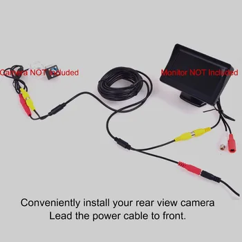 Auto RCA DC Video AV Vehicul Lung Cablu de Extensie pentru Backup Camera CCTV 20 de Metri 2 in 1 RCA Video si Cablul de Alimentare DC