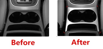 Auto Styling Cana de Apa Titularul Acoperi Trim Cotiera Cutie Decor Autocolant Pentru Audi Q5 2008 2009 2010 2011 2012 2013 1 buc