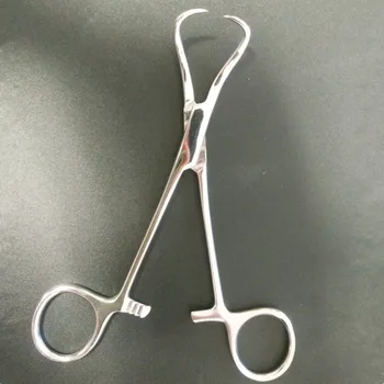 Backhaus țesut forceps 13cm clește de prindere Chirurgie Piercing Dentar din oțel inoxidabil