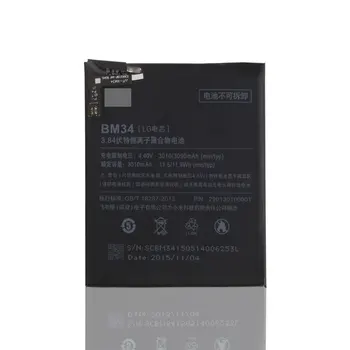 Backup Original pentru xiaomi mi notă BM34 Baterie 3010mAh Telefon Mobil Inteligent pentru xiaomi mi notă BM34 de Urmărire Nr.