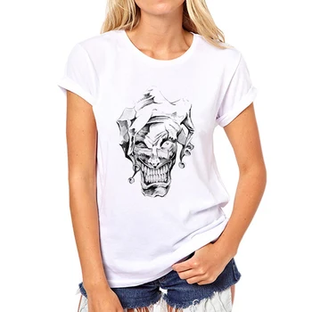 Batman Femei T-shirt de Film de animație Clovn Joker T Shirt de Ce Atât de Gravă fata Teuri Moda Barbati Femei Topuri 32W-21#