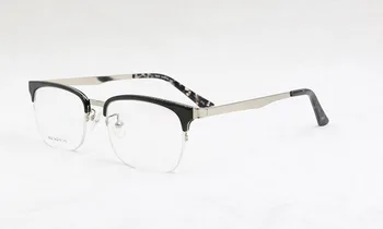 BCLEAR New sosire jumătate rim optice cadru cel mai popular metal aliaj de ochelari de vedere pentru femei și bărbați miopie miopie ochelari 1626
