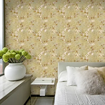 Beibehang Retro Sat Pastoral papel de parede 3D Flori wallpaper pentru pereti 3d parchet living modern, de lux, hârtie de perete