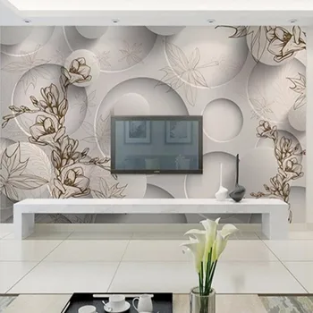 Beibehang TV fondul de hârtie de perete dormitor camera de zi în stil European, grădină 3d hârtie de perete 3d dimensional murală tapet