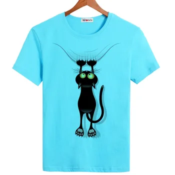 BGtomato amuzant pentru Bărbați T-shirt de Compresie 2017 Hip Hop 3D Cat Tricouri Imbracaminte Barbati brand original confortabil Tricou