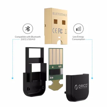 Bluetooth4.0 Adaptor USB Dongle Transmițător Receptor pentru PC-ul pentru Windows Vista Compatibil Bluetooth 2.1/2.0/3.0 (ORICO BTA-403)