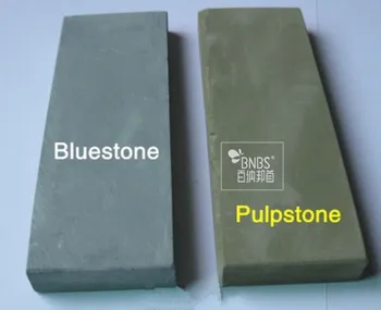 BNBS 2 buc/Lot Ultra-mic naturale bluestone&pulstone dispozitive de ascuțit piatră de mozaic fină măcinare de 1500~2000# Transport Gratuit