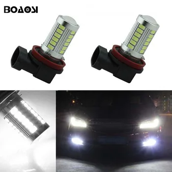 BOAOSI 2x H11 LED-uri canbus Becuri Reflector Oglindă Design Pentru Lumini de Ceata Pentru Chevrolet Cruze Camaro Sonic Scânteie Equinox 2013-