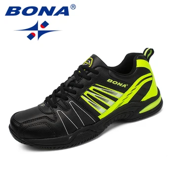 BONA New Sosire Clasice în Stil Bărbați adidași de Dantelă-Up Barbati Pantofi sport în aer liber, Jogging Pantofi Adidași Confortabil Pantofi