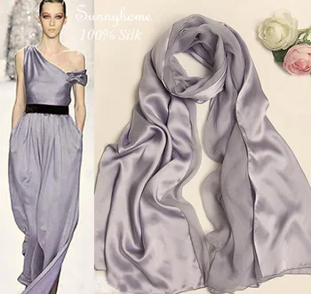 Brand de moda de Design doamnelor eșarfe Eșarfă de Mătase Femei Argint șaluri de mătase Mozaic Eșarfe Mari Gri de Iarnă de Partid Pashmina