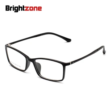 Brightzone 2017 Noua Moda Rame Ochelari de vedere Unisex Ochelari de Oțel Cadru bărbați Ochelari Plate Cadru Clar de Lentile de Ochelari