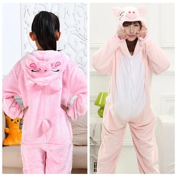 Bărbați Femei Adulte Pijama cusatura unicornio Slujitorii cosplay Animale Copii Pijama Familie de Potrivire tinuta Sleepwear Fată Băiat Homewear
