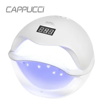 CAPPUCCI PRO SUN5 48W Lampa LED UV Pentru Unghii Gel Lac de Unghii Uscător de Întărire Gel de Greu de Extensie Cu partea de jos Display LCD de Instrumente de Unghii