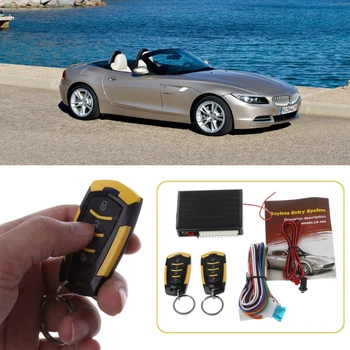 Car Kit VH13P Alarma Auto Telecomanda de Închidere centralizată a ușilor Vehiculului, Sistem de Intrare fără cheie Cu Telecomanda de Control de Securitate Auto Kit 12V