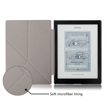 Caz acoperire pentru Kobo Aura Unul 7.8 inch eBook Reader Magnetic PU Caz din Piele + Folie de protectie Ecran + Stylus Pen