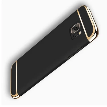 Caz de telefon Pentru Samsung Galaxy S7 S7 edge Acoperire Pentru Samsung Galaxy S8 S8 Plus de Caz Complet de Protecție Plasti Acoperi Accesorii Telefon