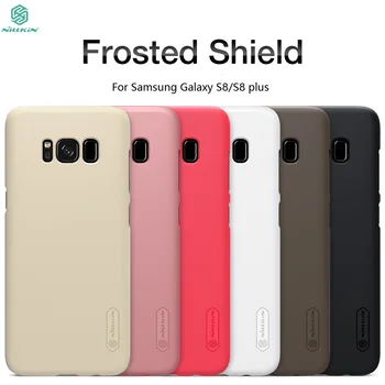 Caz Pentru Samsung Galaxy S8 / S8 Plus NILLKIN Frosted Shield Capacul din Spate Pentru Samsung Galaxy S8 Caz S8Plus S8+ Bumper Cadou Film