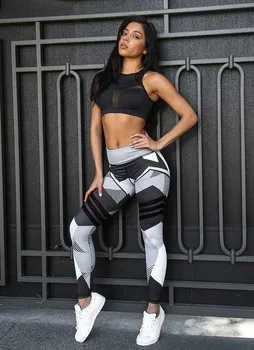 Cele mai noi de Femei cu Talie Înaltă Yoga Jambiere Sexy Femei Hip Push-Up Yoga Pantaloni Sport Jambiere Lady Fitness Jambiere de Compresie Pantaloni