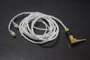 Cele mai Noi FENGRU 1,2 M Hand-made 8 core înlocuibile MMCX upgrade cablu Căști HiFi Sârmă Pentru Shure SE535 SE215 SE846 UE900