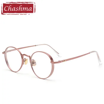 Chashma Brand Tendință Rotund Ochelari de vedere baza de Prescriptie medicala Ochelari Cadru de Epocă Optice Rama de Ochelari Femei și Bărbați Elegant Retro Sticlă
