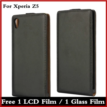 Clamshell caz de telefon pentru Sony Xperia Z5 Z5 Dual E6603 E6633 E6683 caz de piele ultra subțire Magnetic de adsorbție flip coevr caz