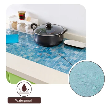 Clasic, Impermeabil Mozaic de Vinil Auto-adeziv Autocolante Anti Ulei de Bucatarie Tapet Rezistență la Căldură Decor Acasă PVC Autocolante de Perete