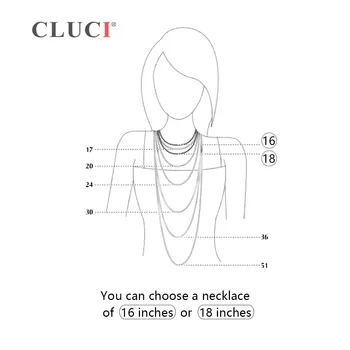CLUCI 3pcs lanț colier argint 925 cu Floricele lanț, 16 inch și 18 inch Lanț Colier Moda Bijuterii