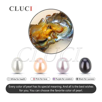 CLUCI 5pcs perle de apă dulce 6-7mm orez/ovale în formă de stridii perla ambalate individual, cel mai bun de nunta/aniversare/cadouri