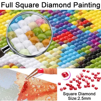 Complet Piața Diamant 5D DIY Diamant Pictura 