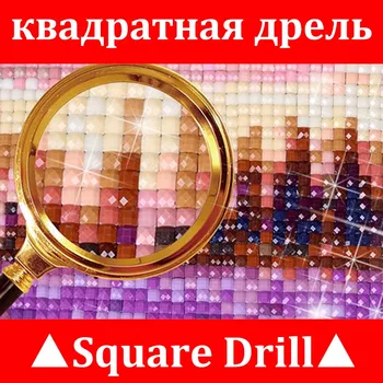 Complet Piața Diamant broderie cusatura Cruce peisaj Plin Diamant Rotund mozaic de vară 3D DIY Diamant pictura Mare copac