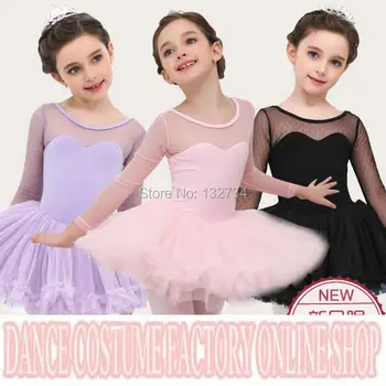 Copii imbracaminte de dans Rochie din Tul Suspensor Fata Rochie de Balet Gimnastica Rochie, Balet costume de balet. fata rochie de dans