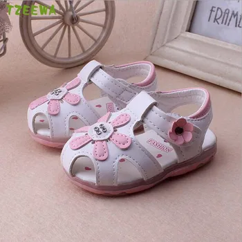 Copii Pantofi Fete 2017 Nou Sandale Fille De Vară Copil Fete Sandale Flower Princess Copii Fete Pantofi De Moda Sandale Pentru Copii
