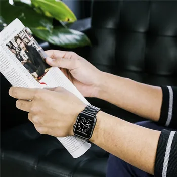 Curea din Otel inoxidabil Pentru Apple Watch 42mm 38mm Metal Clasic de Înlocuire Trupa Pentru iWatch Oameni de Afaceri Brățară Accesorii