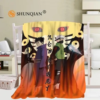 Custom Anime Naruto Pătură de Lână Moale DIY Decorare Imagine Dimensiune Dormitor 58x80Inch,50X60Inch,40X50Inch A7.10