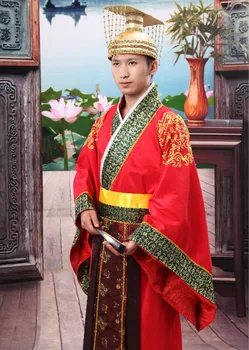 Dans Popular Chinez Han Îmbrăcăminte Împărat Prințul Show De Cosplay Costum Costum Ministrul Tradițională Veche Rochie De Transport Gratuit