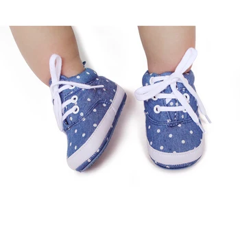 Dantela-Up Cu Buline Superficial Pantofi Pentru Copii De 0-2 Ani, Talpa Moale Pantofi Manual De Înaltă Calitate Copii Pantofi În Copilul Newbrown
