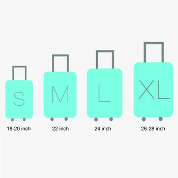 De bagaje, Huse de Protectie, Elastic Cărucior geantă de Voiaj Saci de Cazuri De 18 la 30 de Centimetri de Accesorii Produse de Călătorie