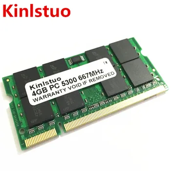 De Brand Nou Sodimm DDR2 667MHz PC5300 DDR2 4 gb pentru Laptop placa de baza chips-uri este GL40, GM45, GS45 ,PM45, PM65 ,PM945,965 chips-uri