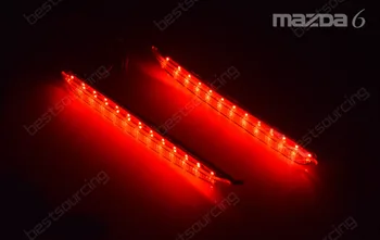 De înaltă calitate Pentru Mazda6, Mazda 6 2003-08 Atenza Reflector LED spate Coada Bara Spate Lumina de Frână lampa de ceață de lumină(CA170)