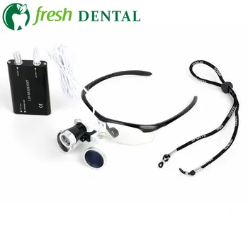 Dentare Lupe Dentare, Ochelari De 3,5 X 420mm + LED Lumina Cap Lampă Portabilă Dentare Echipamente Medicale Chirurgicale CE s-a Dovedit SL703