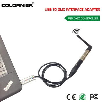 DHL Transport Gratuit 20buc/lot USB DMX 512 Interfata Adaptor pentru Etapa de Lumină LED-uri DMX512 Calculator PC Etapă Controler de Iluminat