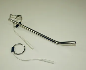 Dia 8mm,lungime 197mm val Electric fizice terapie de șoc echipamente cateter electro uretral sunet inelul cu cap de produse jucării sexuale