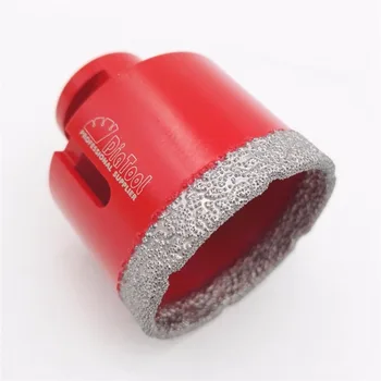 DIATOOL 1 buc Diametru 55mm Vacuum Lipite de Găurire cu Diamant Bază Biți Cu 10MM Diamant Înălțime Gaura Văzut M14 Conexiune burghie