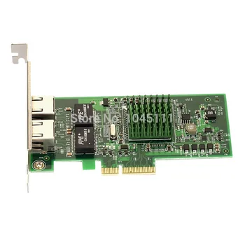 DIEWU PCI-E 4X Broadcom BCM5709 2-Port 1000 Mbps Gigabit LAN Card Adaptor de Rețea NIC