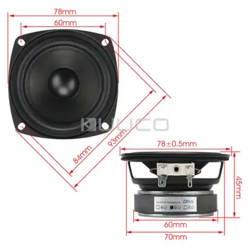 Difuzoare gama completa de 3 cm 6 ohmi 15W Înaltă calitate Audio Difuzor stereo mic louderspeaker sateliți bun sunet audio