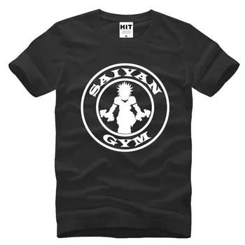 Dragon Ball Z DBZ Saiyan Sport Noutate pentru Bărbați T-Shirt T-Shirt Pentru Bărbați 2016 Nou Maneci Scurte O de Gât de Sus de Bumbac Tee Camisetas Hombre