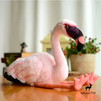 Drăguț American Flamingo Super Kawaii Păsări Papusa De Simulare De Animale De Pluș Jucarii Pentru Copii Cadouri