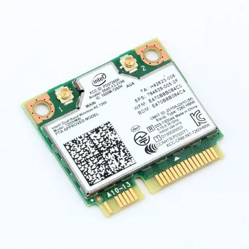 Dual Band Wireless de 867Mbps Mini PCI-E Wireless Wifi Card 7260HMW Pentru Intel AC 7260 802.11 ac 2.4 G/5G Wlan Wi-fi + Bluetooth 4.0